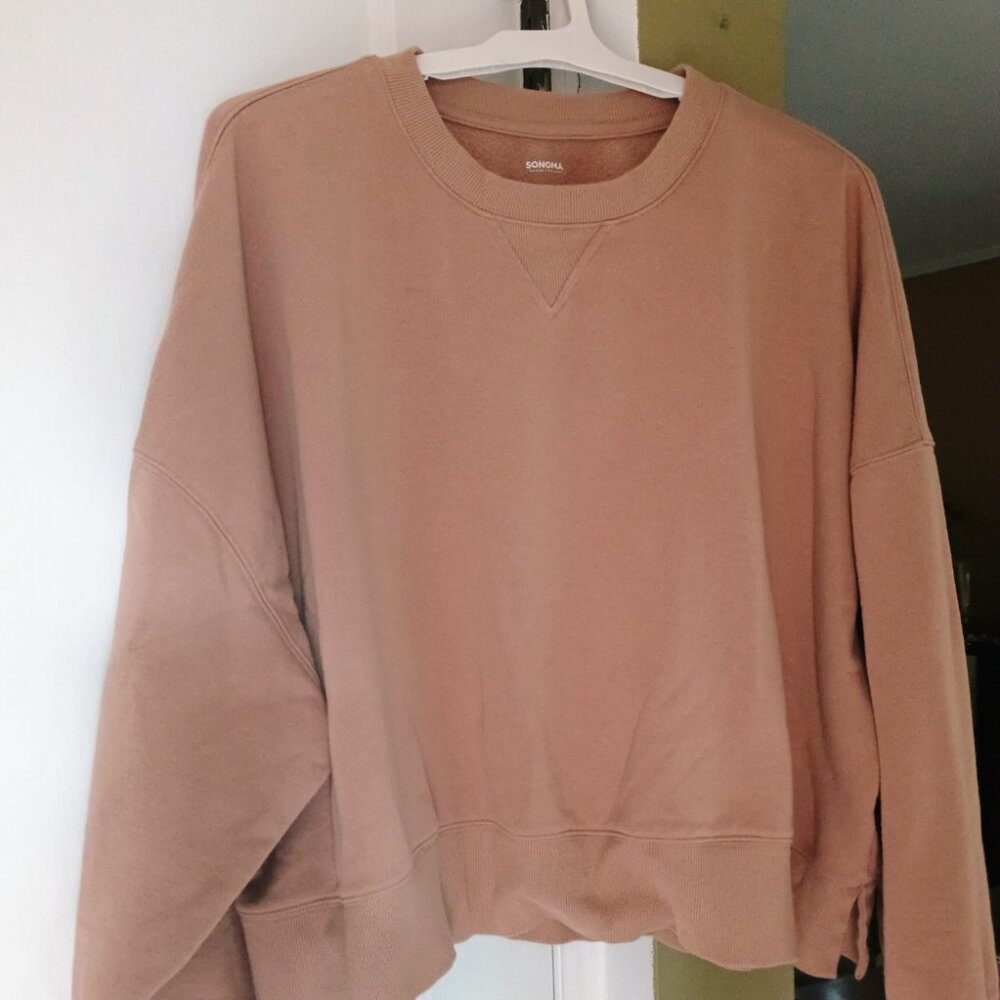 Sonoma Crop Sweatshirt - Peach - XXL